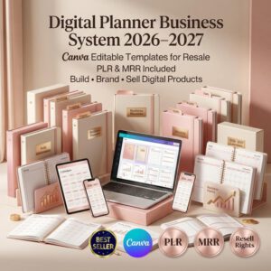 2026–2027 Digital Planner Templates | Editable Canva Planner