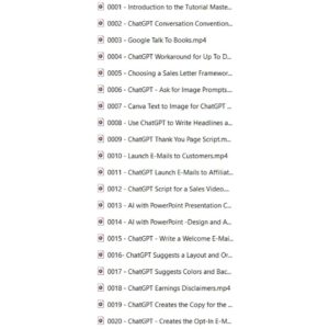 ChatGPT Masterclass Video Course (MRR) – AI Content Creation & Prompt Engineering Training