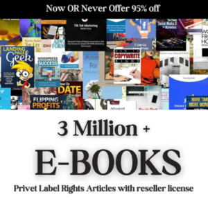 3 Million eBooks + 3 Million PLR Articles Bundle | PLR & MRR