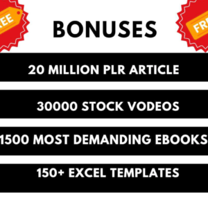 3 Million eBooks + 3 Million PLR Articles Bundle | PLR & MRR