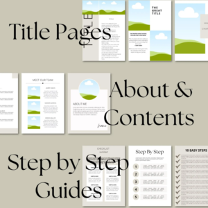 250-Page Canva eBook Template | PLR & MRR