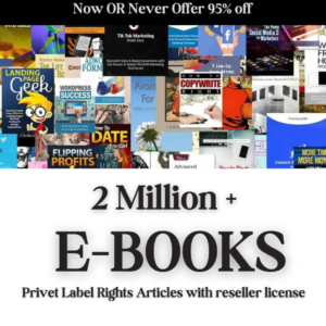 2 Million eBooks + 2 Million PLR Articles Bundle | PLR & MRR