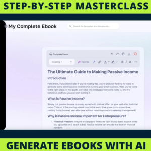 AI eBook Creation Masterclass | PLR & MRR