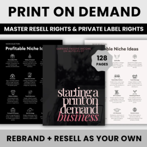 Print On Demand Business Guide | PLR & MRR