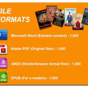 1000 Classic Novels Digital Bundle | PLR & MRR