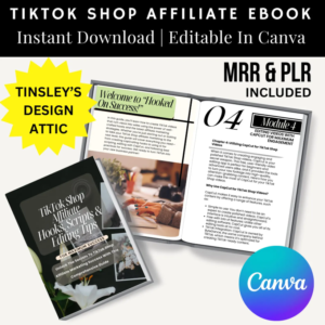 TikTok Shop Affiliate Hooks & Scripts | PLR & MRR