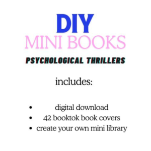 Psychological Thriller DIY MiniBooks | PLR & MRR