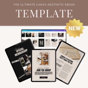85 Page Done-for-You eBook Canva Template | Editable eBook Design | PLR & MRR