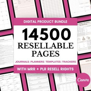 2026 2027 Planners Journals Trackers 14500 Pages | PLR & MRR
