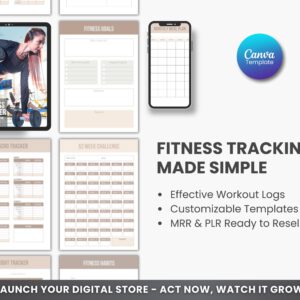 Ultimate Fitness Planner Bundle | PLR & MRR