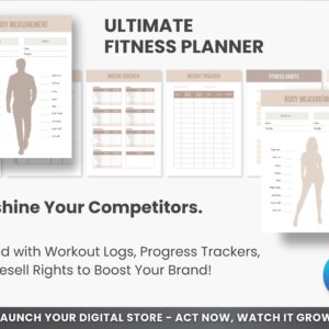 Ultimate Fitness Planner Bundle | PLR & MRR