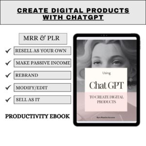 ChatGPT AI Guide | Editable eBook Template & Prompts