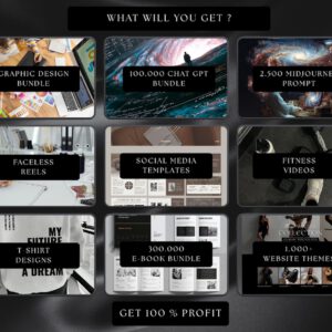 Digital Products Mega Bundle | Templates, eBooks & Creative Resources