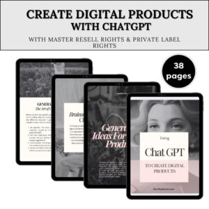 ChatGPT AI Guide | Editable eBook Template & Prompts