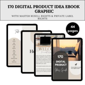 Digital Product Ideas eBook | Editable Canva Template & Guide