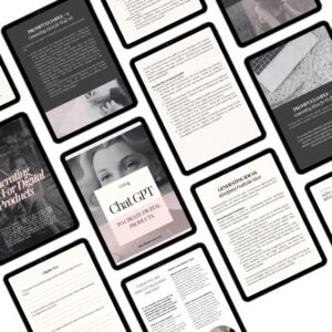 ChatGPT AI Guide | Editable eBook Template & Prompts