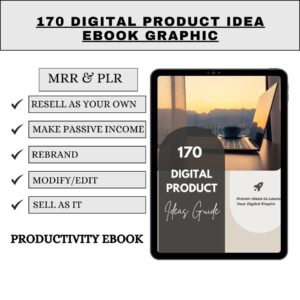 Digital Product Ideas eBook | Editable Canva Template & Guide
