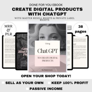 ChatGPT AI Guide | Editable eBook Template & Prompts