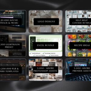 Digital Products Mega Bundle | Templates, eBooks & Creative Resources